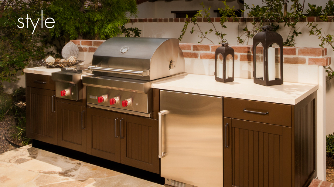 Brown Jordan Outdoor Kitchens, Stainless Steel Outdoor Kitchen Cabinets Used