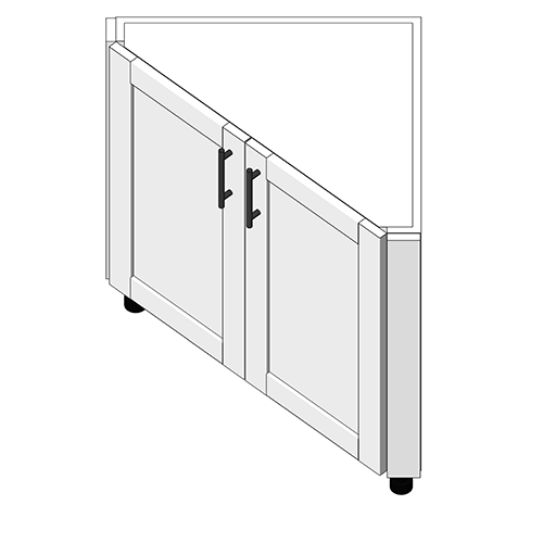 Angle End Base Cabinet