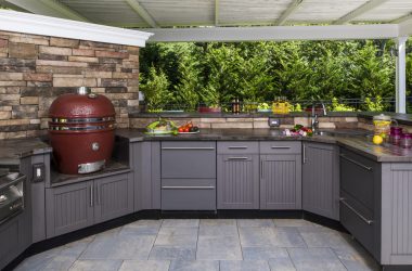 Plastic Outdoor Kitchen Cabinets Vs. Stainless Steel