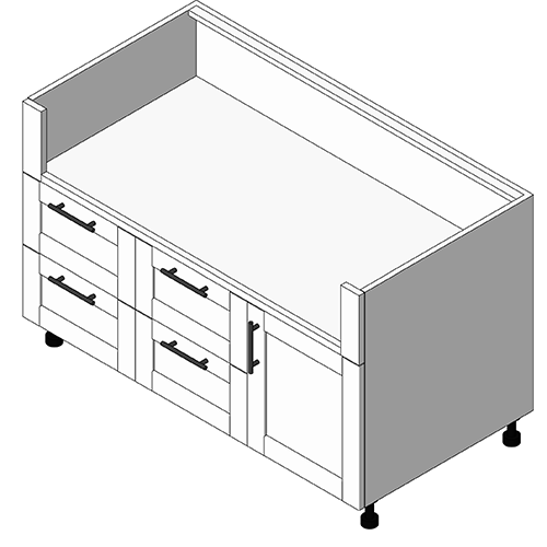 drawer door grill cabinet