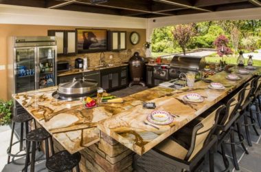 Outdoor Kitchen Countertop Ideas